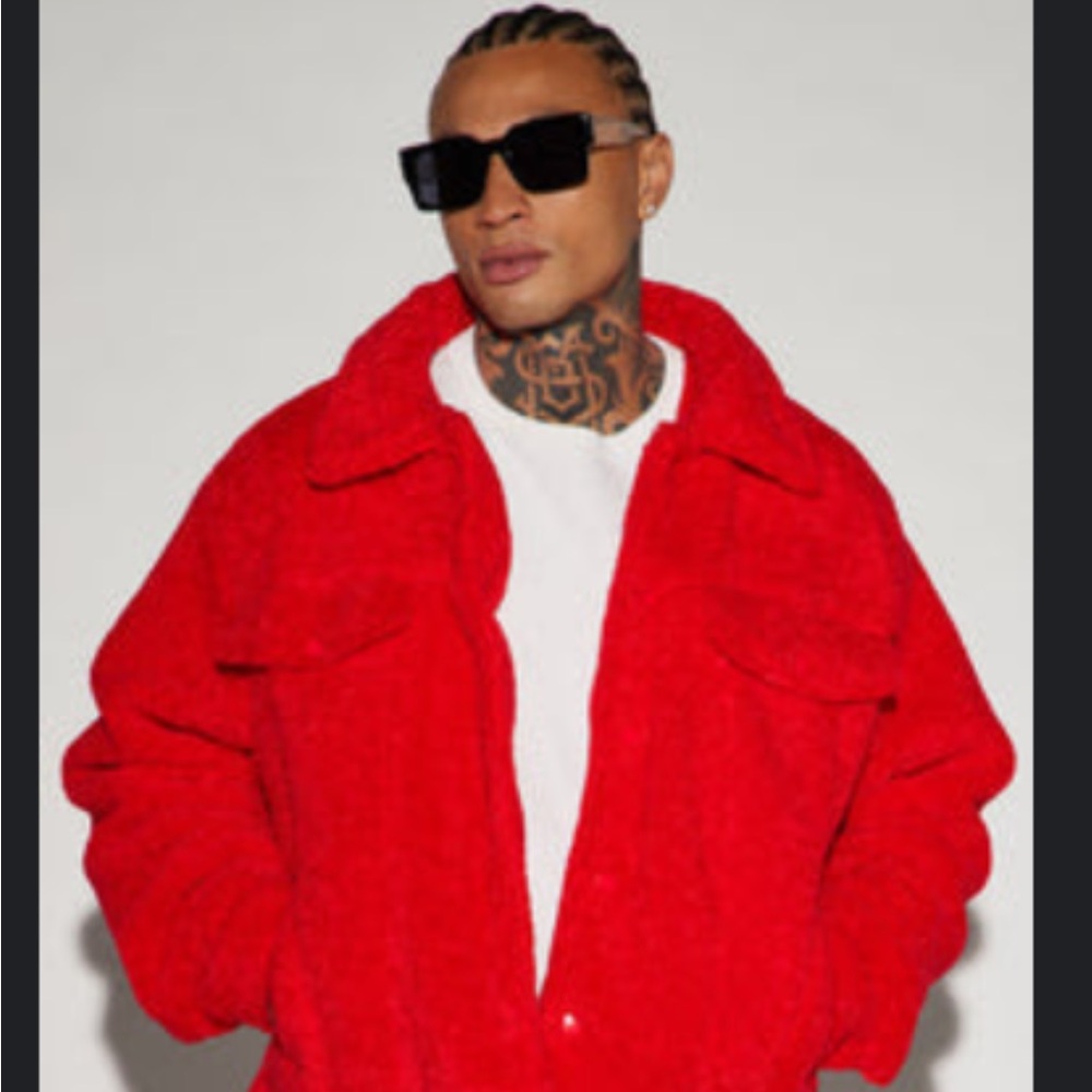 Fashion Nova Red Men's Jacket